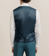 Gilet ville en laine majoritaire vert - IZAC