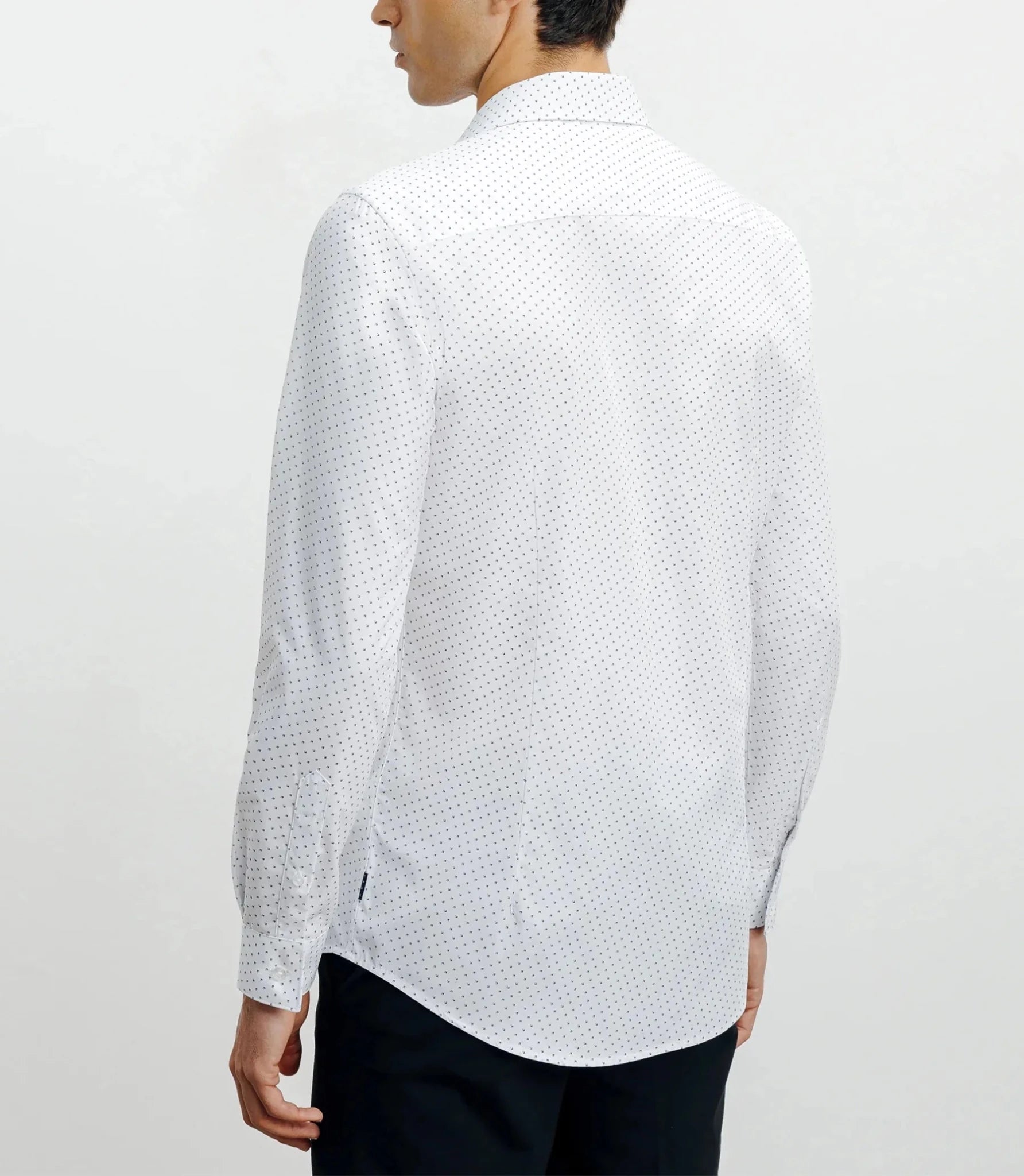 Chemise ville imprimée blanche - IZAC