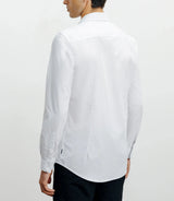 Chemise ville imprimée blanche