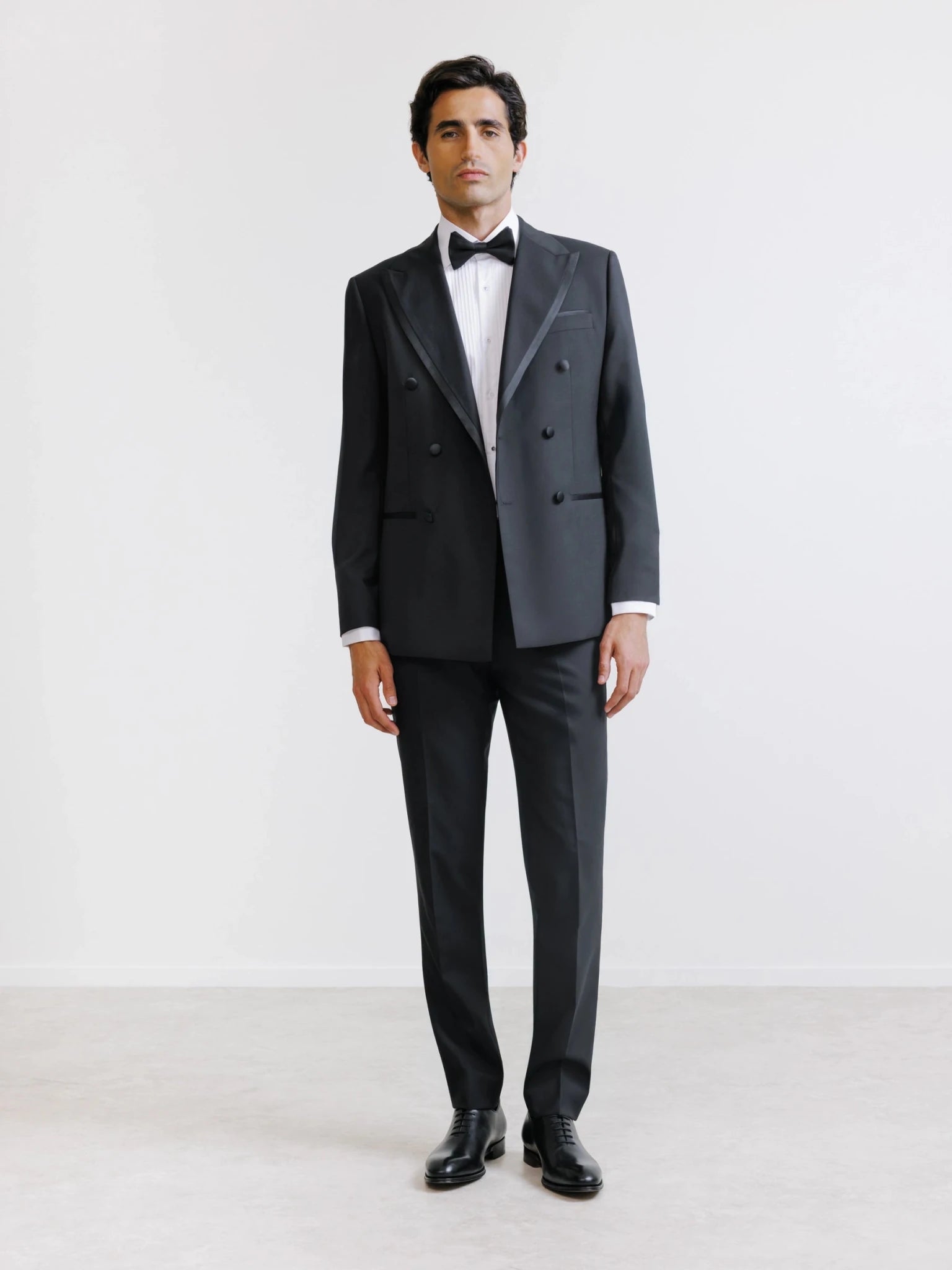 Costume croisé noir - IZAC