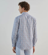 Chemise fantaisie bordeaux - IZAC