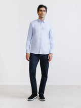 Sky shirt with elbow patches