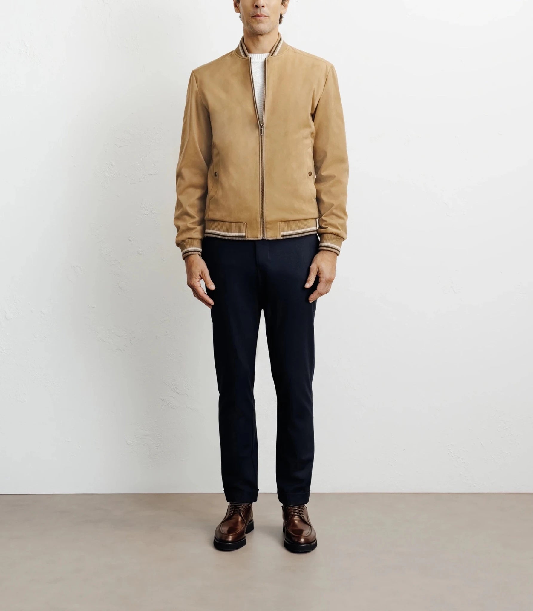 Blouson col teddy camel - IZAC