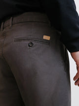 Chestnut stretch cotton pants