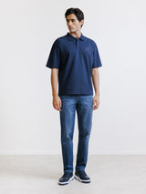 Polo oversize marine