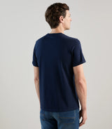 T-shirt col rond marine - IZAC