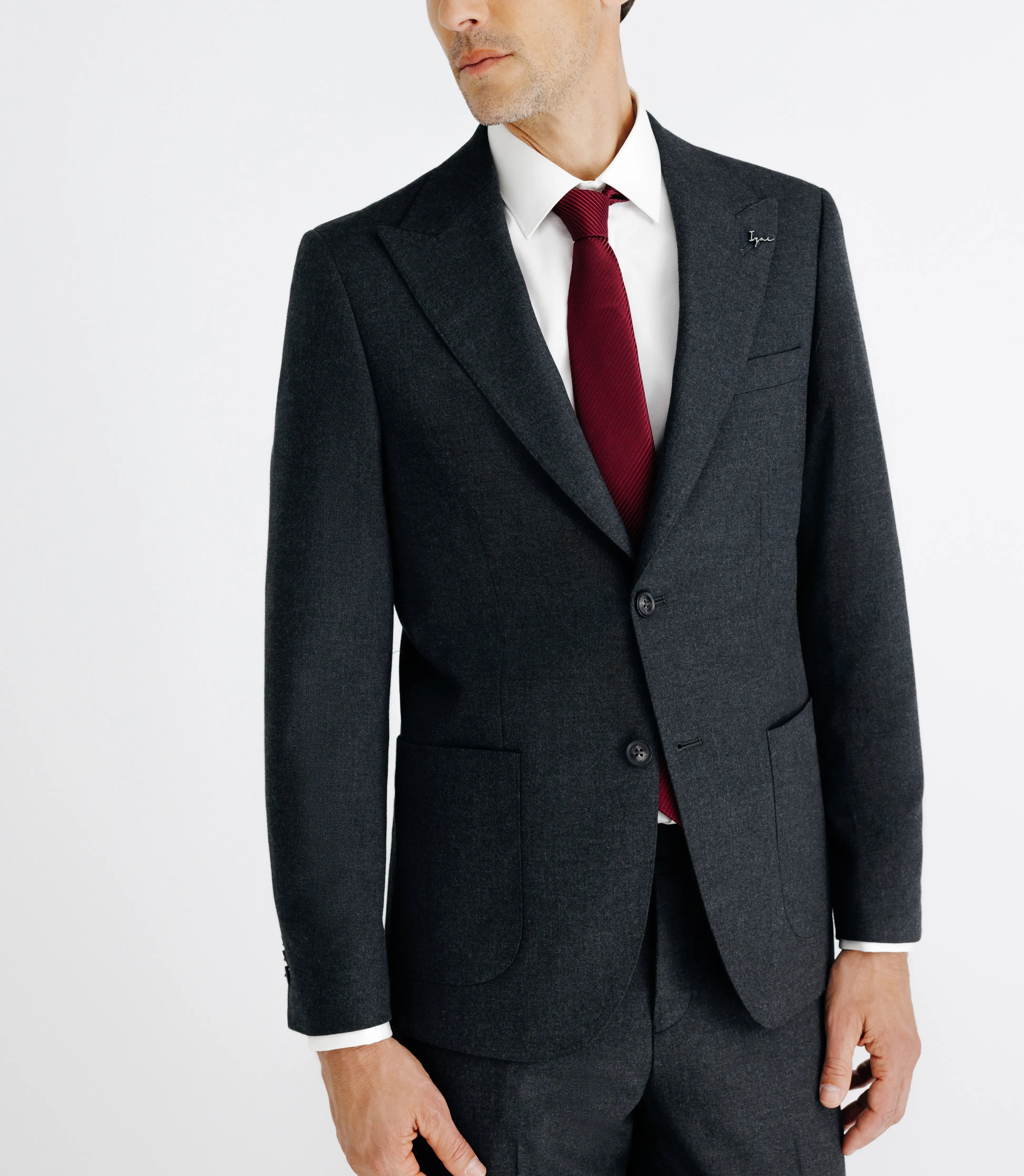 Veste ville séparable ajustée grise - IZAC