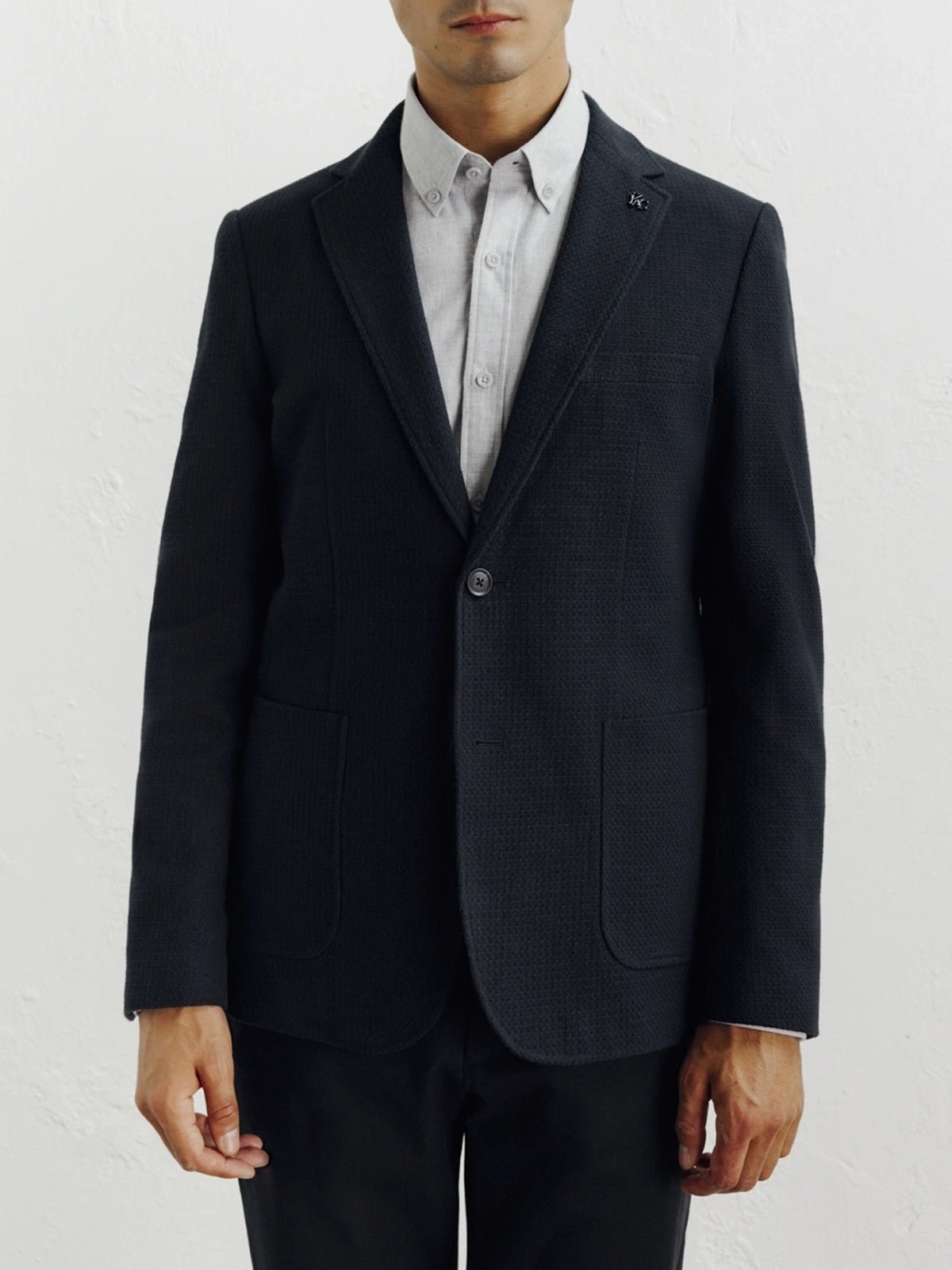 Black casual jacket