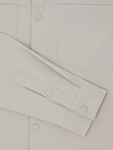 Surchemise matière technique beige - IZAC