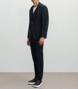 Veste en maille avec parmenture noire