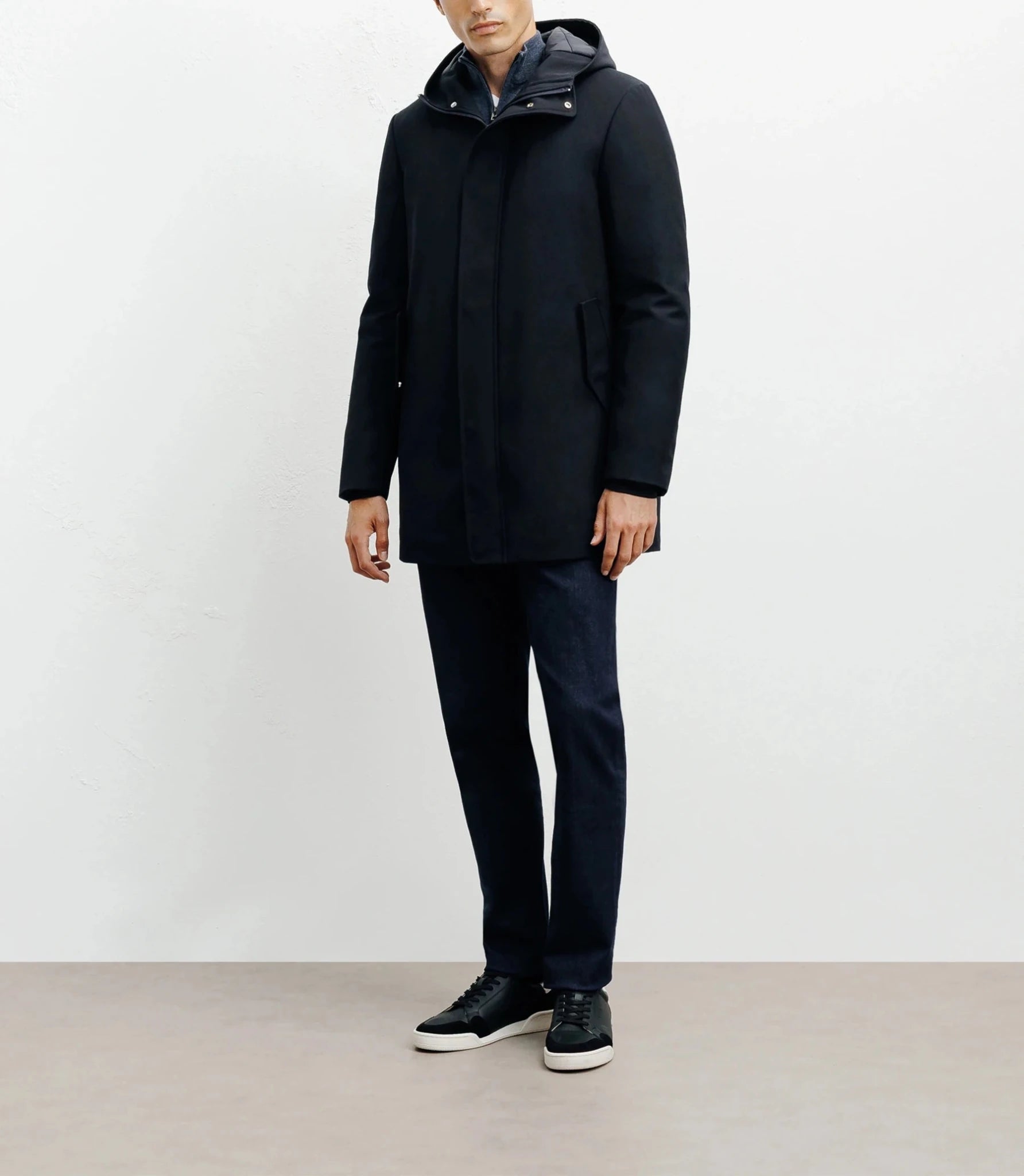 City navy parka