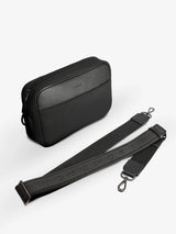 Black messenger bag