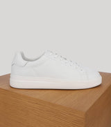 Basket en cuir blanche