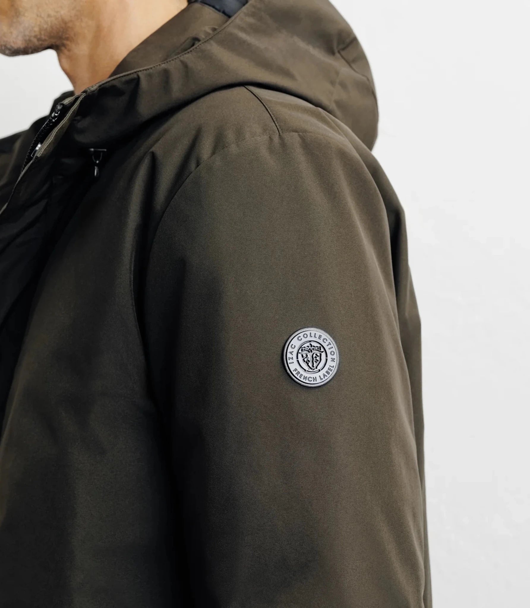 Khaki sport parka