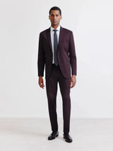 Burgundy 2-button suit