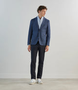Veste casual bleu denim - IZAC