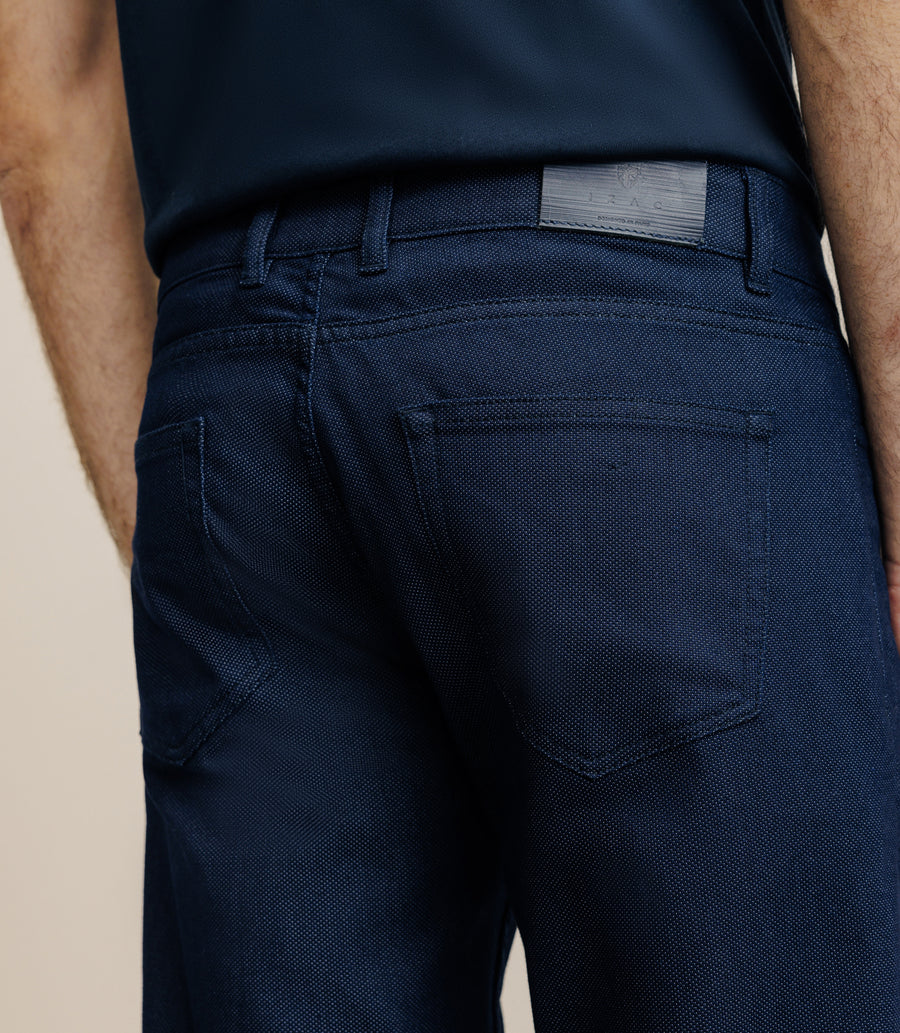 Pantalon armuré slim marine