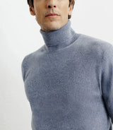 100% chatter indigo turtleneck