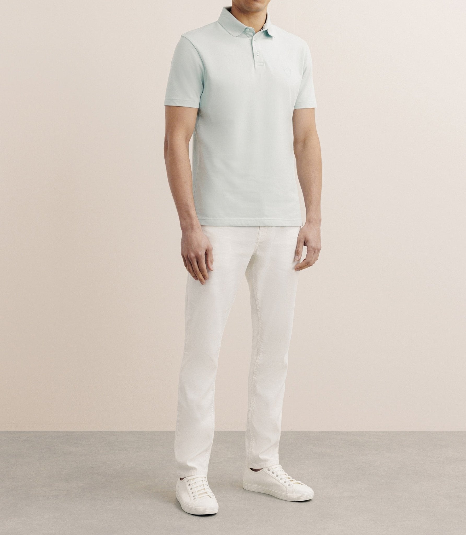 Polo piqué vert - IZAC