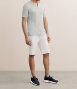 T-shirt boutonné vert