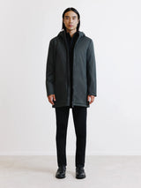 Parka à capuche kaki