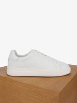 Basket en cuir blanche