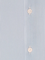 Chemise slim en maille jersey denim