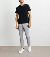 T-shirt col V noir