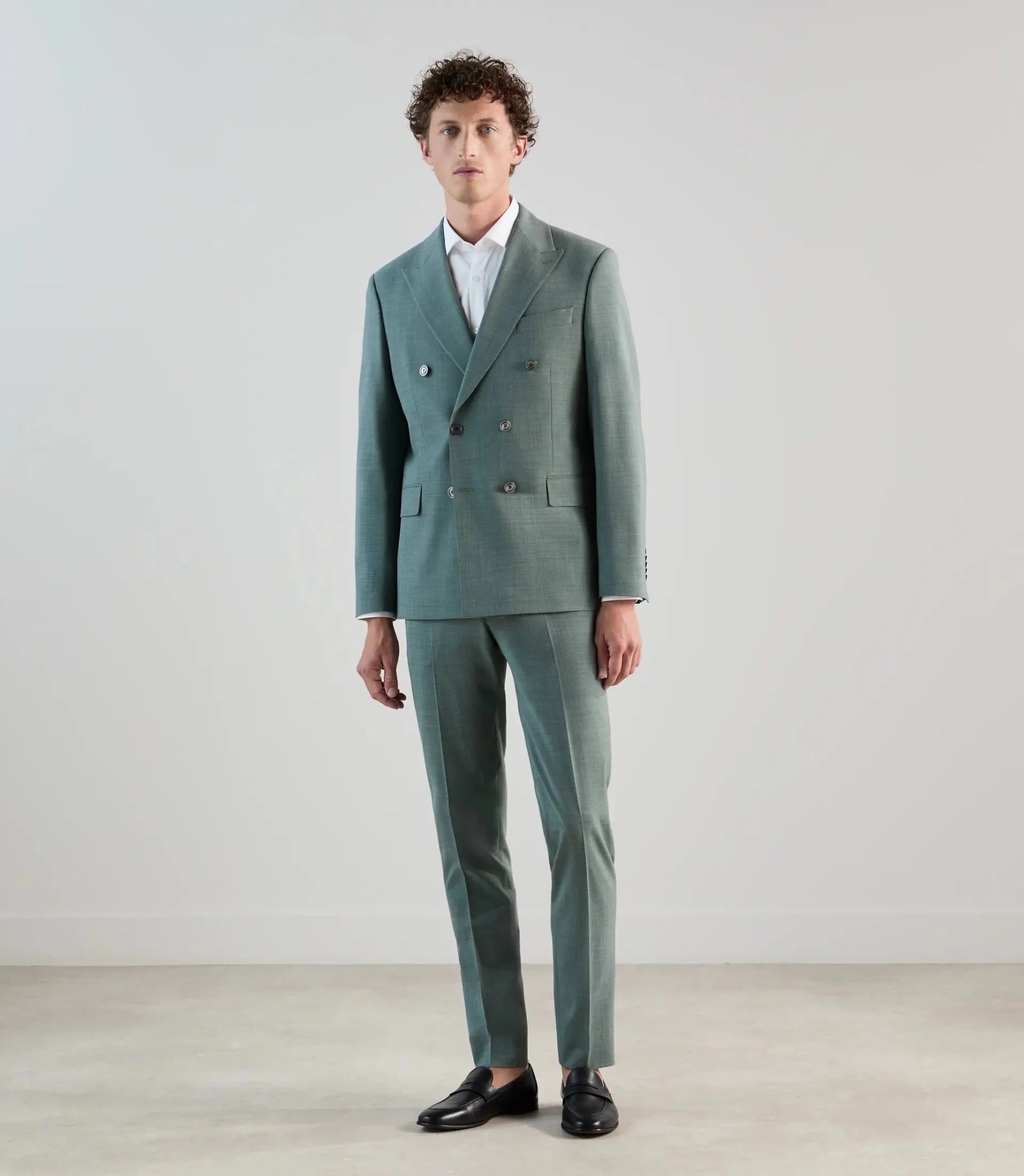 Costume croisé kaki - IZAC