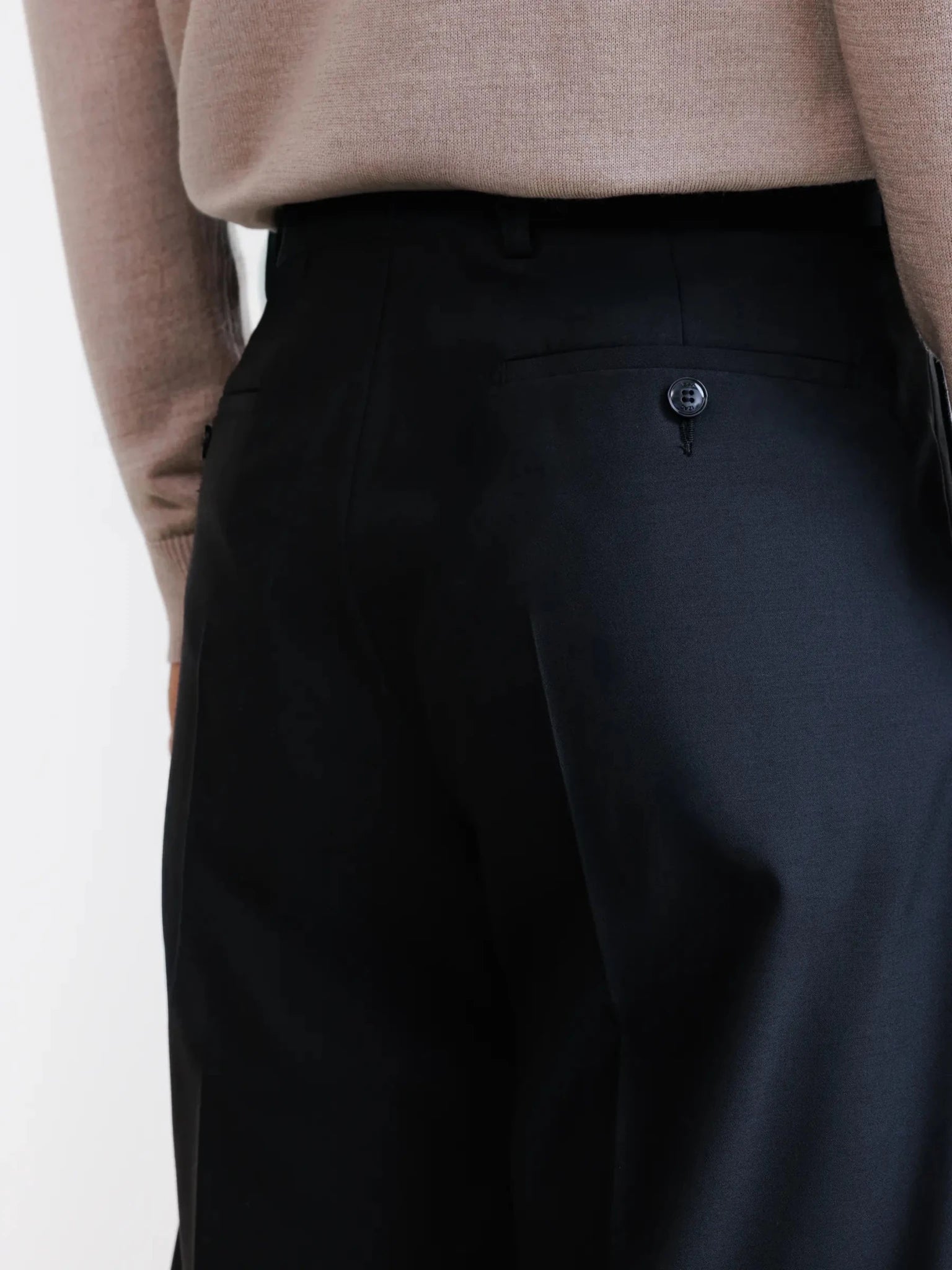 Pantalon taille haute noir - IZAC