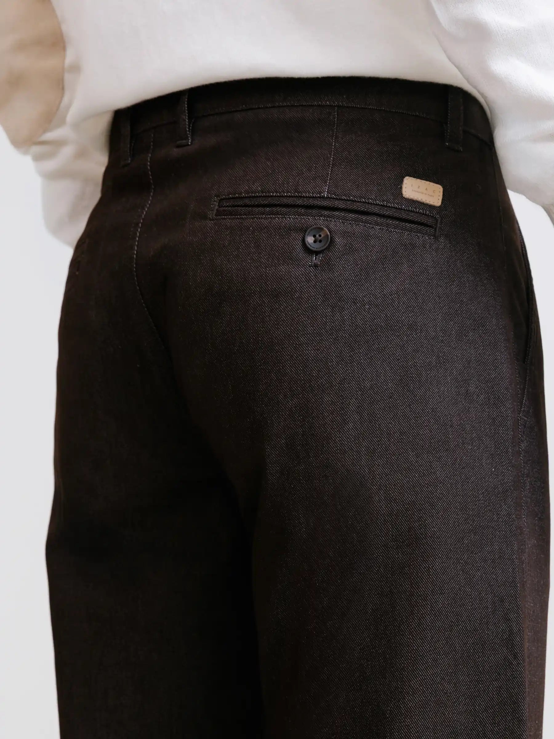 Pantalon casual marron