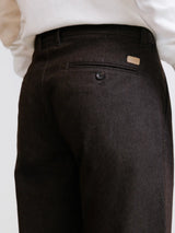 Pantalon casual marron