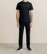 Black printed t-shirt