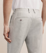 Pantalon en lin mélangé gris - IZAC