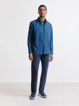 Green plaid shirt