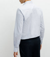 Chemise casual à rayures ciel