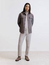 Taupe overshirt