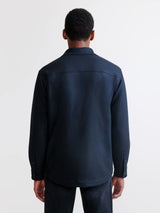 Surchemise unie marine