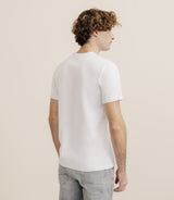 T-shirt col V blanc