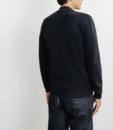 Cardigan zippé col teddy noir