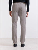 Pantalon 5 poches taupe
