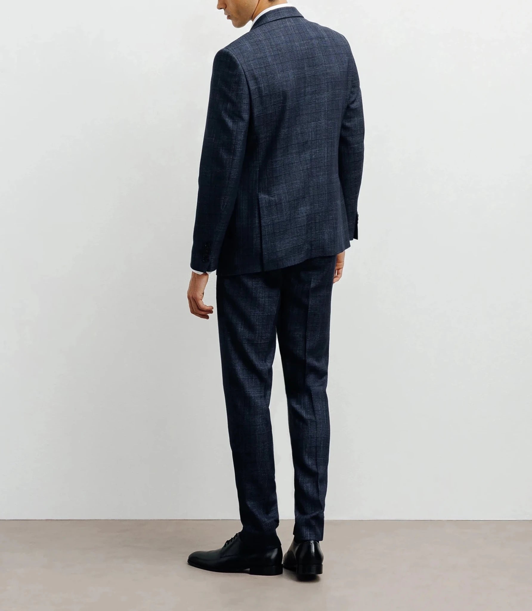 Veste ville Prince de Galles bleu denim