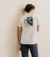 Ecru round neck t-shirt