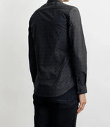 Chemise ville imprimée noire