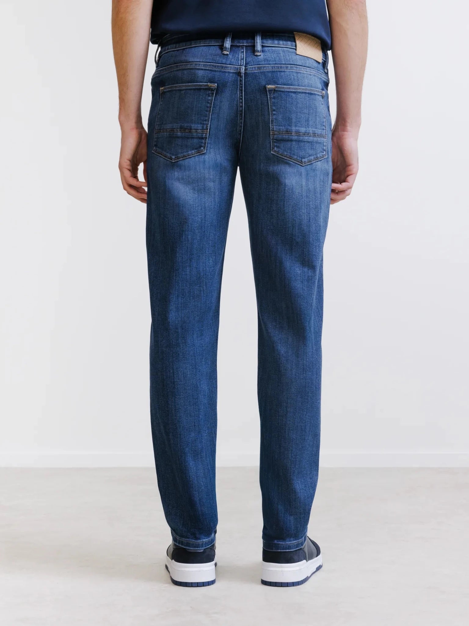 Jean 5 poches droit bleu - IZAC