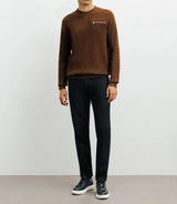 Bronze round-neck sweater