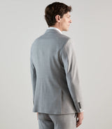 Costume 2 boutons en laine mélangée gris - IZAC