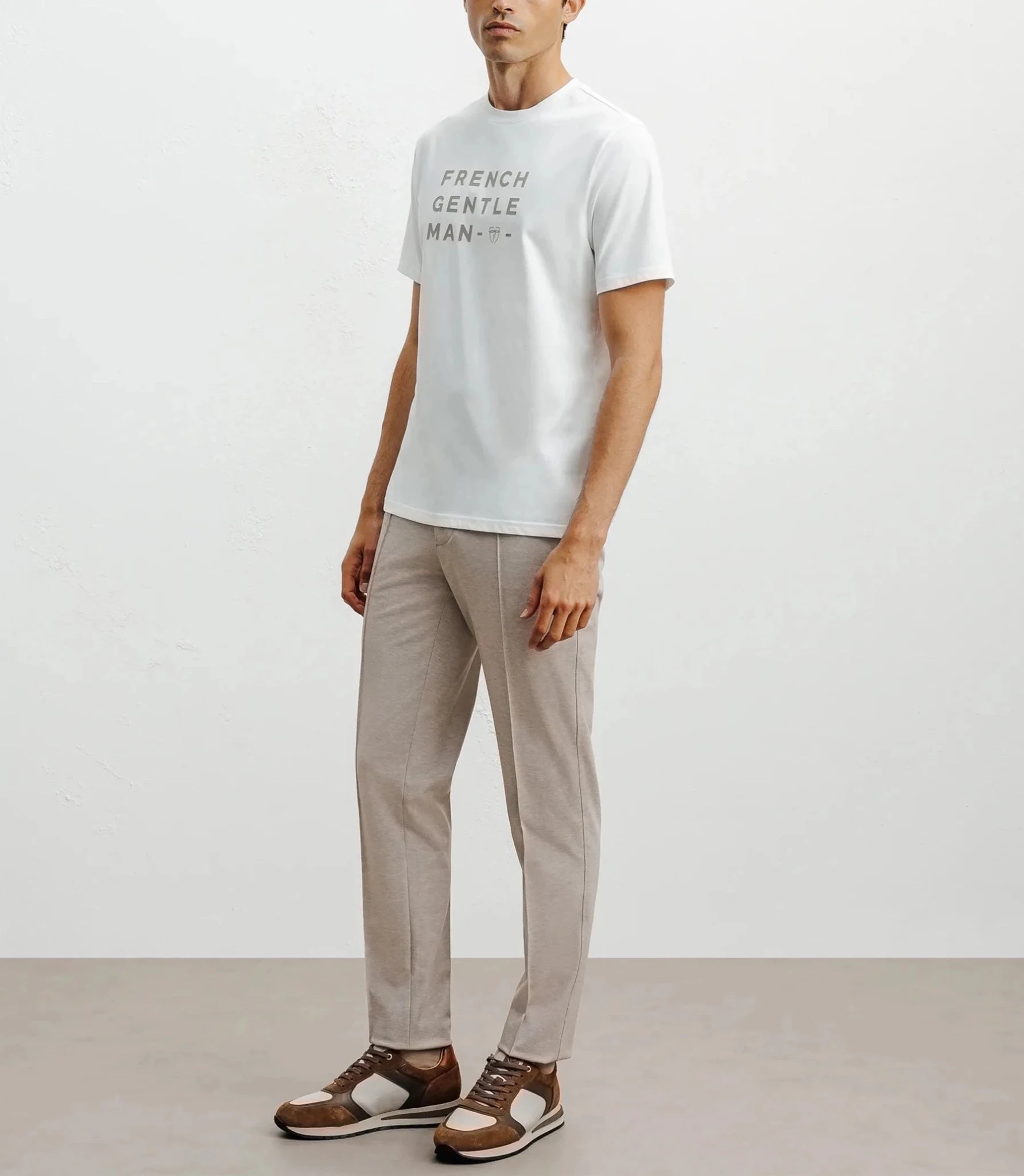 T-shirt print écru - IZAC