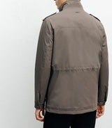 4-pocket taupe parka