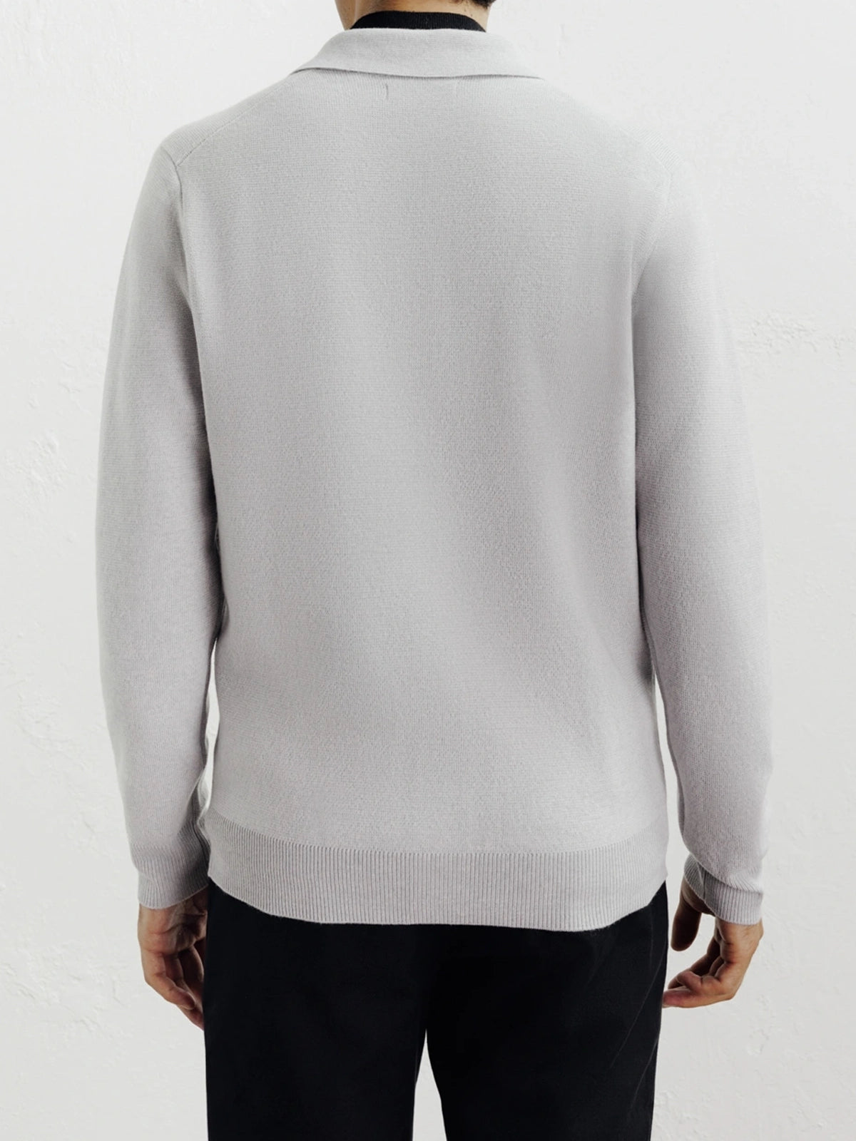 Cardigan surchemise en maille gris chiné - IZAC